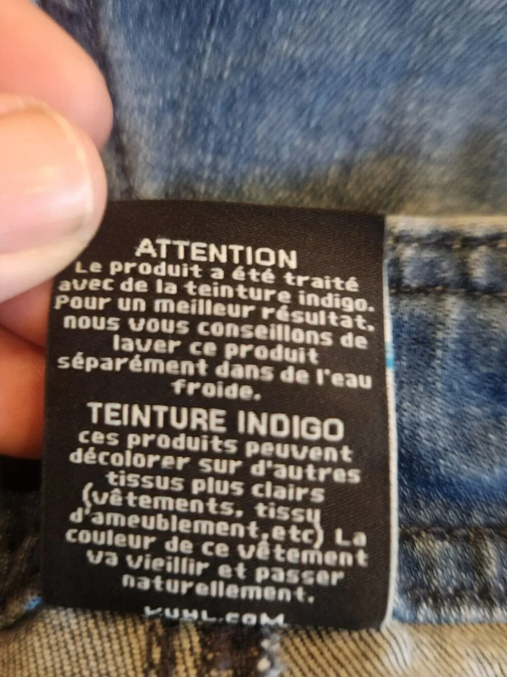 KUHL Men's Size 34x30 Blue Indigo Dye Stretch Performance Denim Jeans